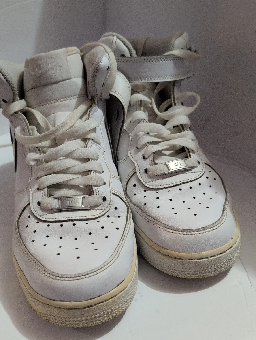 Air Force Ones Nike White High-Top Sneakers - Picture 2 of 3